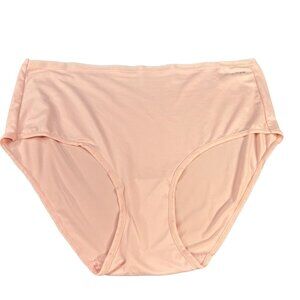 Anne Klein Women's Size 1X Panty Brief High Waist Light Pink New Without Tags